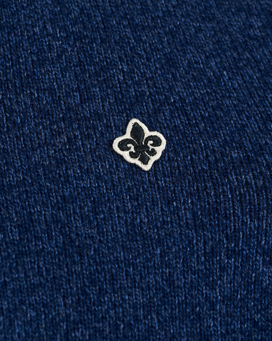 Heren | Truien | Morris | Kieran Wool Half Zip Navy