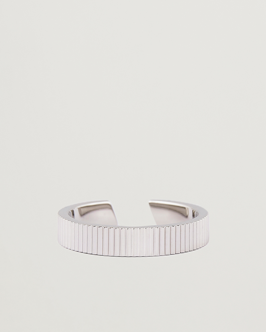 Heren | Sieraden | Skultuna | Ribbed Ring Steel