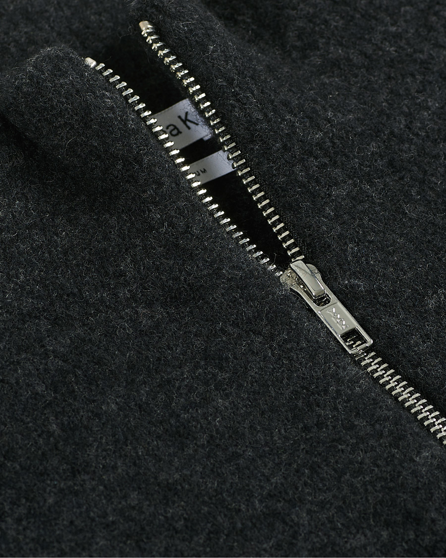 Heren | Truien | Filippa K | Andrew Yak Sweater Charcoal Melange
