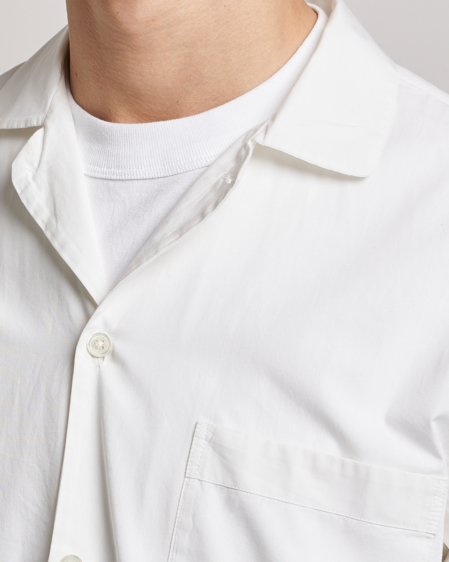 Heren | Pyjama's en gewaden | Tekla | Poplin Pyjama Shirt Alabaster White