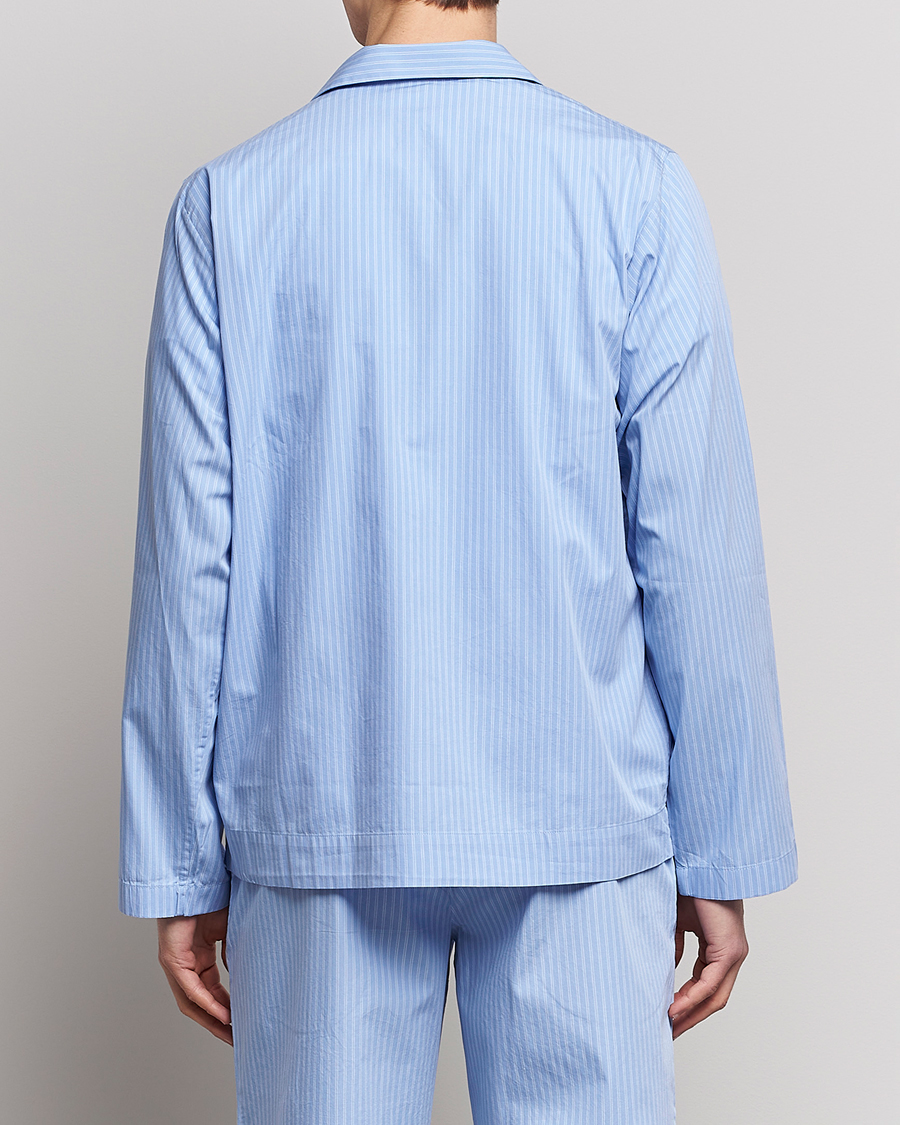 Heren | Pyjama's en gewaden | Tekla | Poplin Pyjama Shirt Pin Stripes