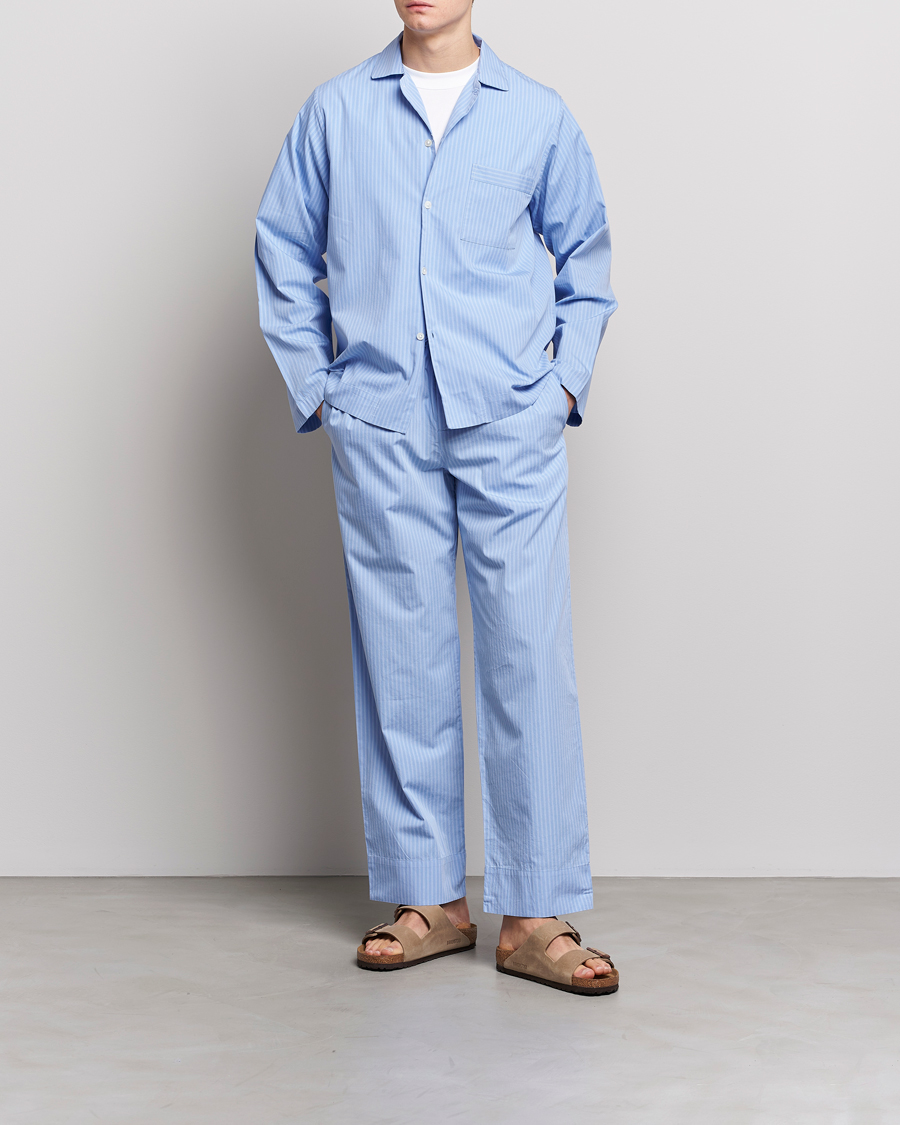 Heren | Pyjama's en gewaden | Tekla | Poplin Pyjama Pants Pin Stripes