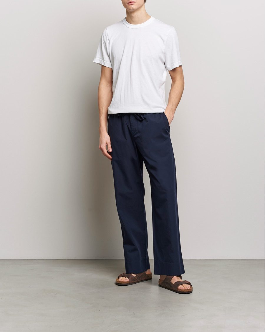 Heren | Pyjama's en gewaden | Tekla | Poplin Pyjama Pants True Navy