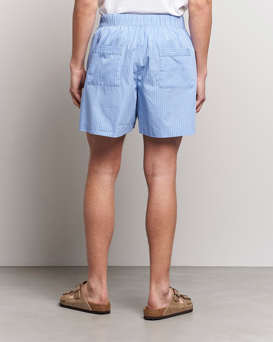 Heren | Pyjama's en gewaden | Tekla | Poplin Pyjama Shorts Pin Stripes