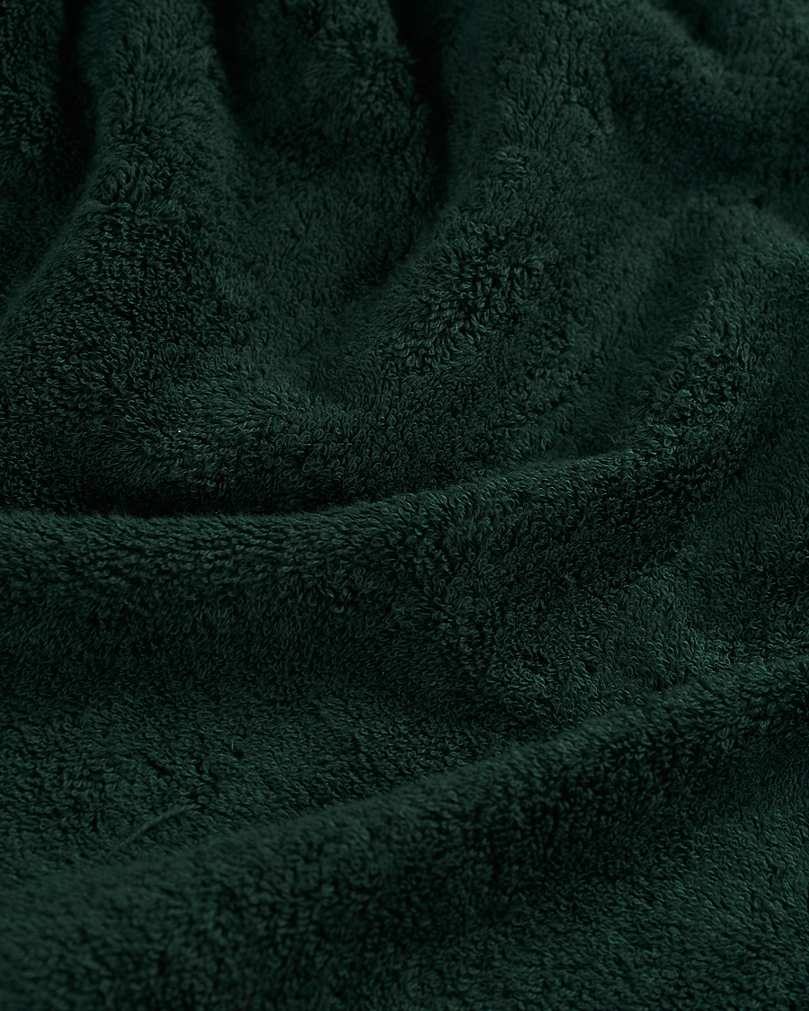 Heren | Stoffen | Tekla | Organic Terry Bath Towel Forest Green