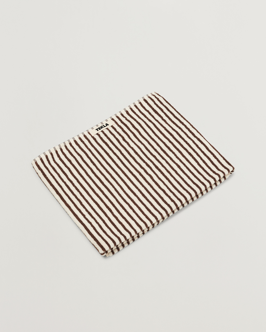 Heren | Stoffen | Tekla | TeklaOrganic Terry Bath TowelKodiak Stripes
