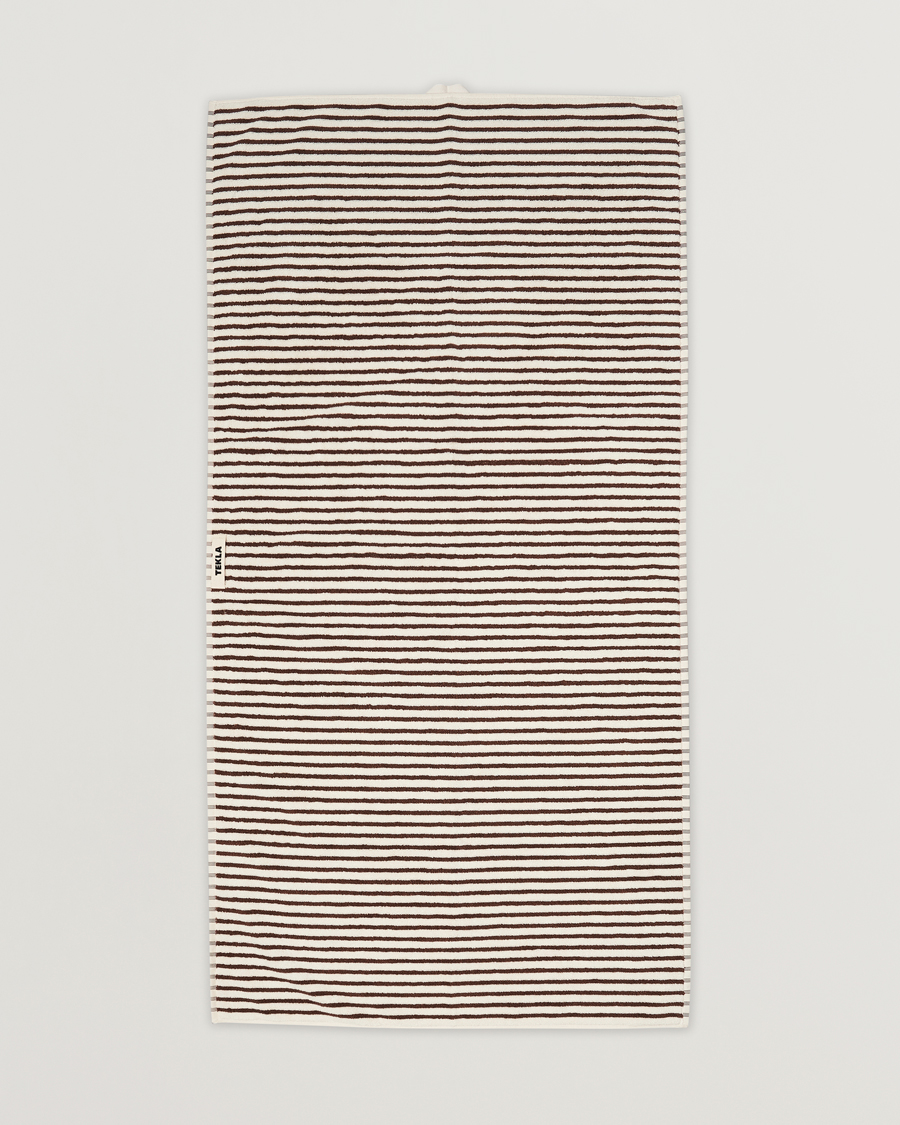 Heren |  | Tekla | Organic Terry Bath Towel Kodiak Stripes