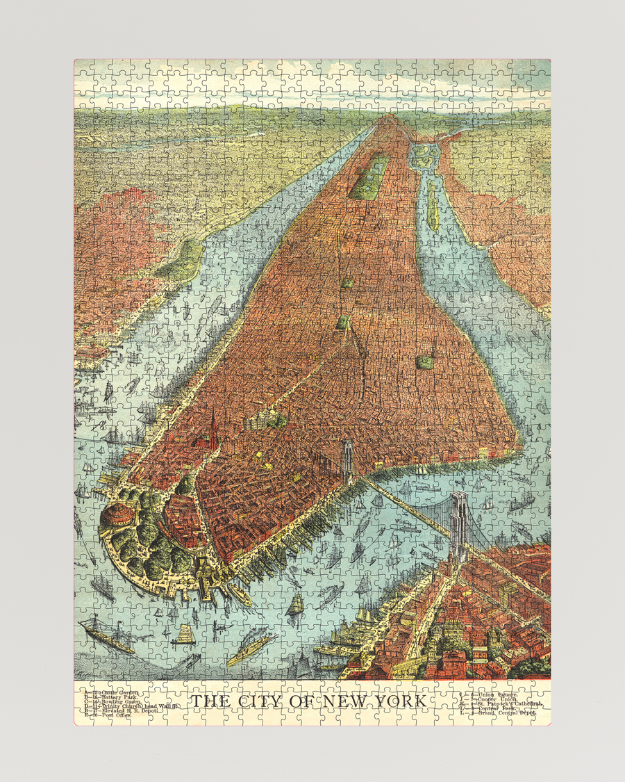 Heren | Spellen | New Mags | John Derian-The City of New York 750 Pieces Puzzle