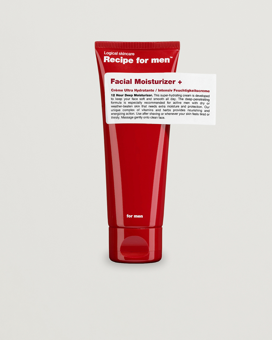 Heren | Huidverzorging | Recipe for men | Facial Moisturizer+ 75ml