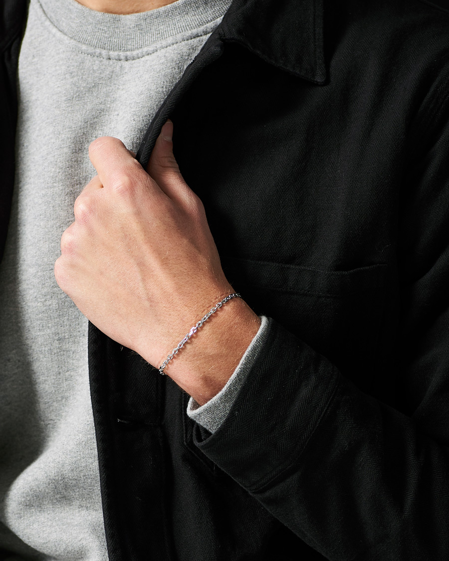 Heren | Armbanden | Tom Wood | Anker Chain Bracelet Silver
