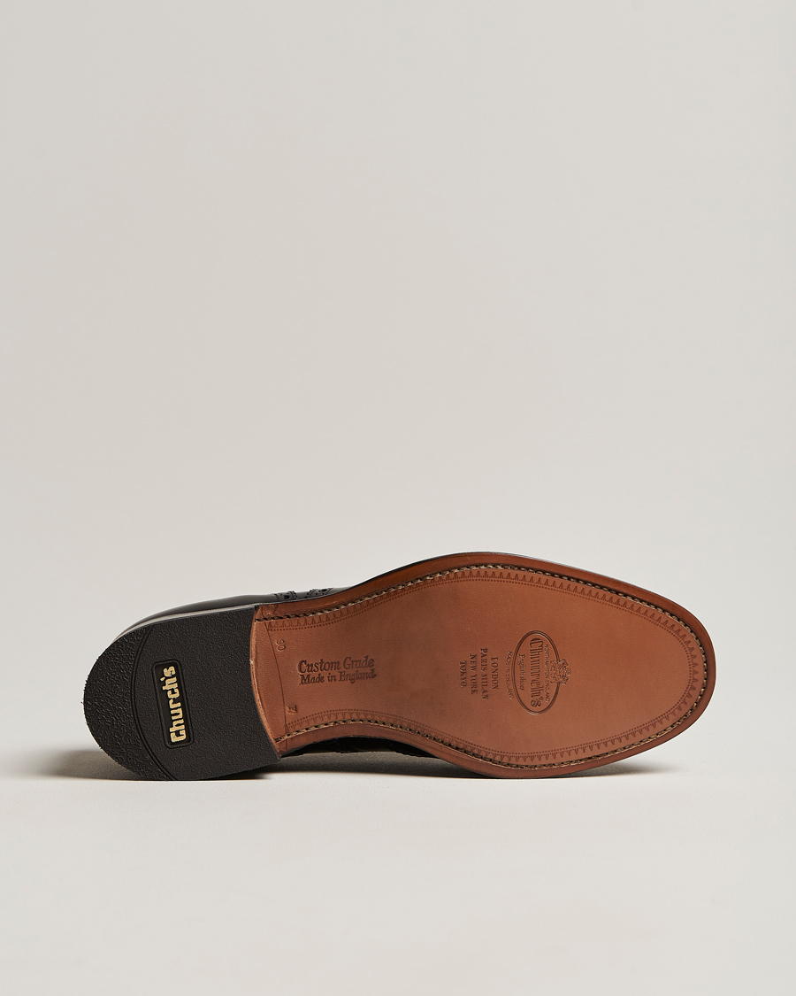 Heren | Church's Burwood Polished Binder Brogue Black | Church's | Burwood Polished Binder Brogue Black