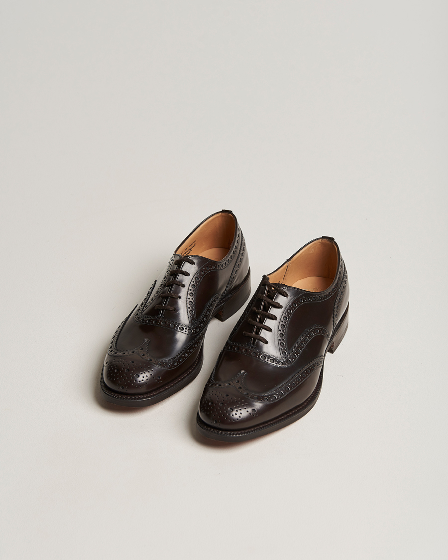 Heren | Handgemaakte schoenen | Church's | Burwood Polished Binder Brogue Light Ebony