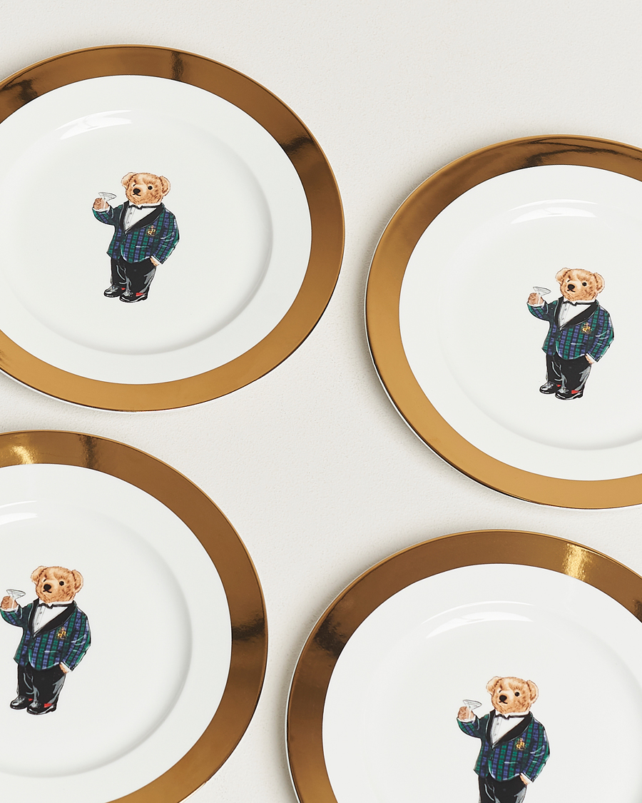 Heren |  | Ralph Lauren Home | Thompson Polo Bear Dessert Plate Set
