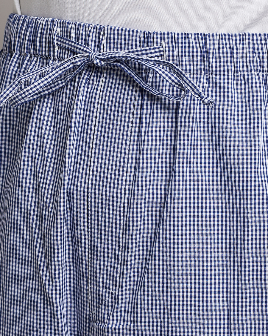 Heren | Pyjama's en gewaden | Nufferton | Alf Checked Pyjama Set Blue/White