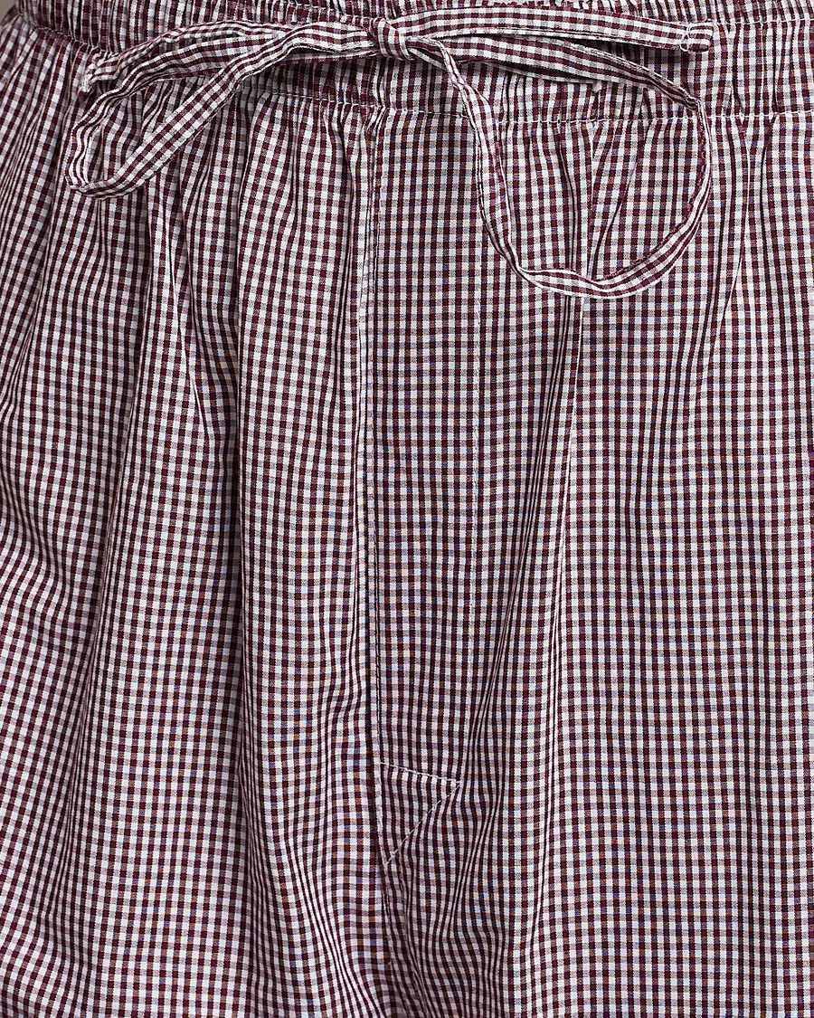 Heren | Pyjama's en gewaden | Nufferton | Alf Checked Pyjama Set Brown/White