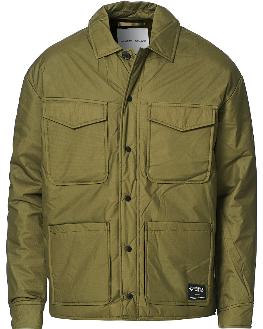 Heren | Jassen | Samsøe Samsøe | Samsøe & Samsøe Tony Gore-Tex Shirt Jacket Ivy Green
