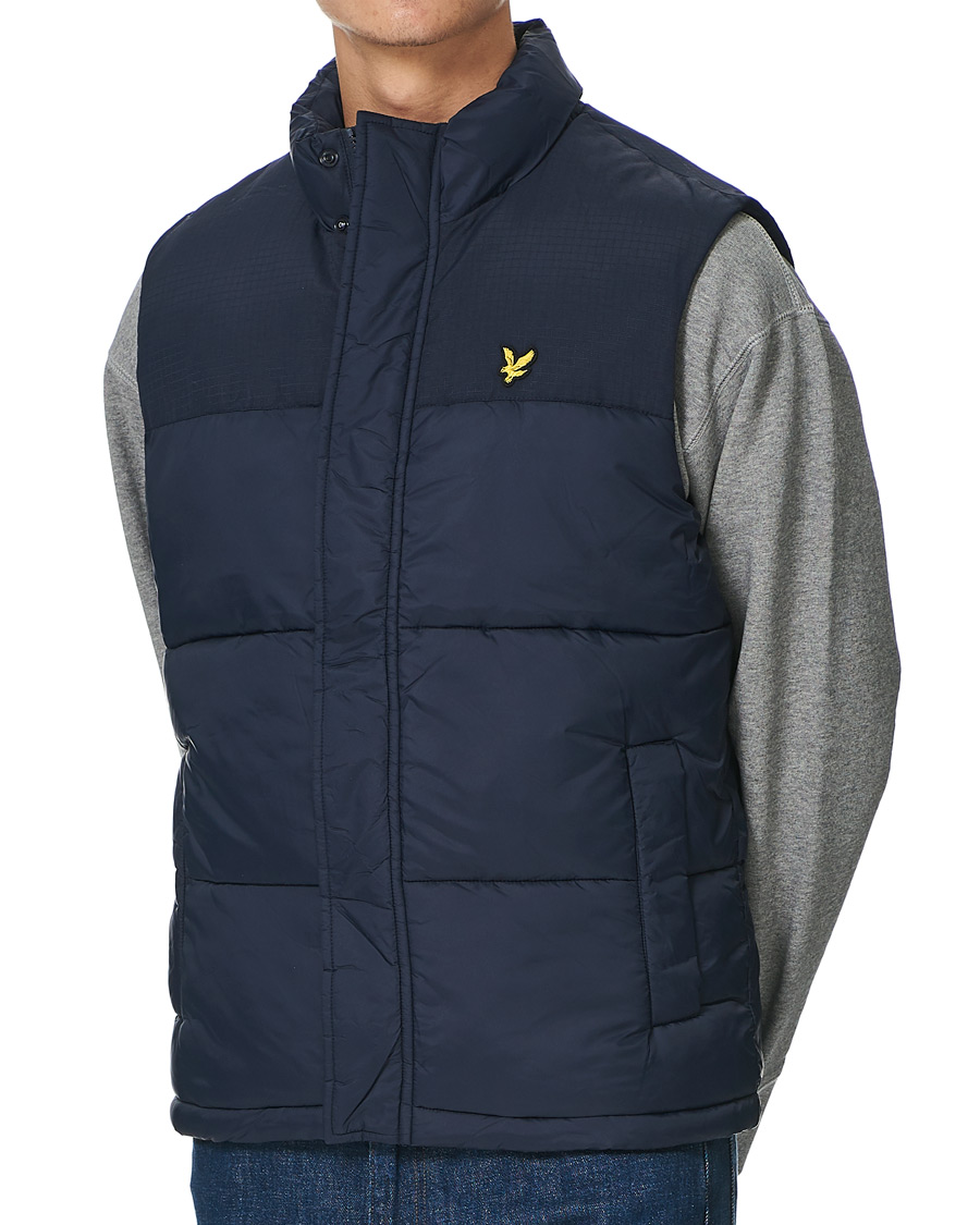 Heren | Jassen | Lyle & Scott | Wadded Gilet Vest Dark Navy