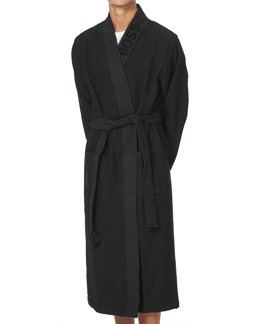 Heren | Pyjama's en gewaden | BOSS BLACK | BOSS Waffle Kimono Black