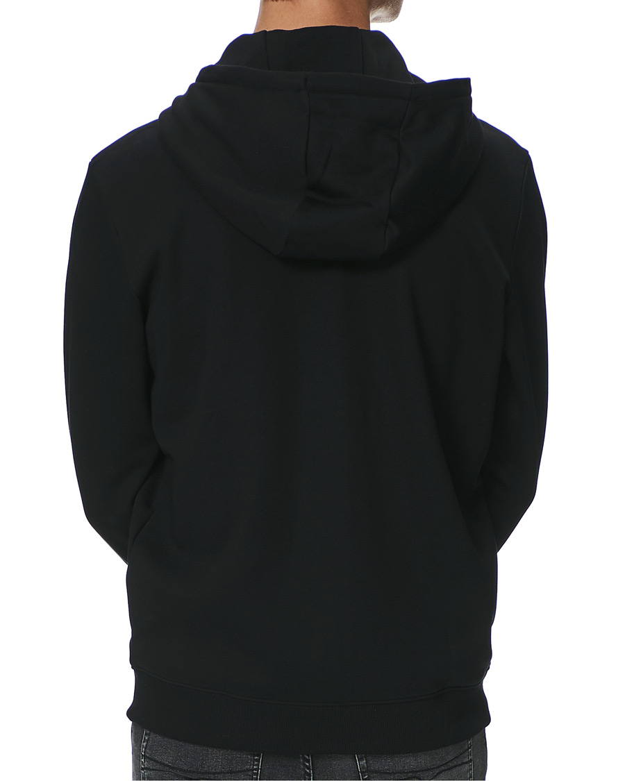 Heren | Truien | HUGO | Dellar Glossy Logo Full Zip Hoodie Black