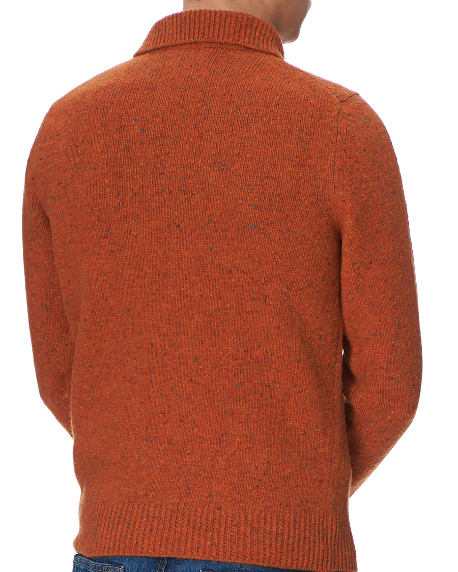 Heren | Truien | Drake's | Merino Integral Collar Firefly