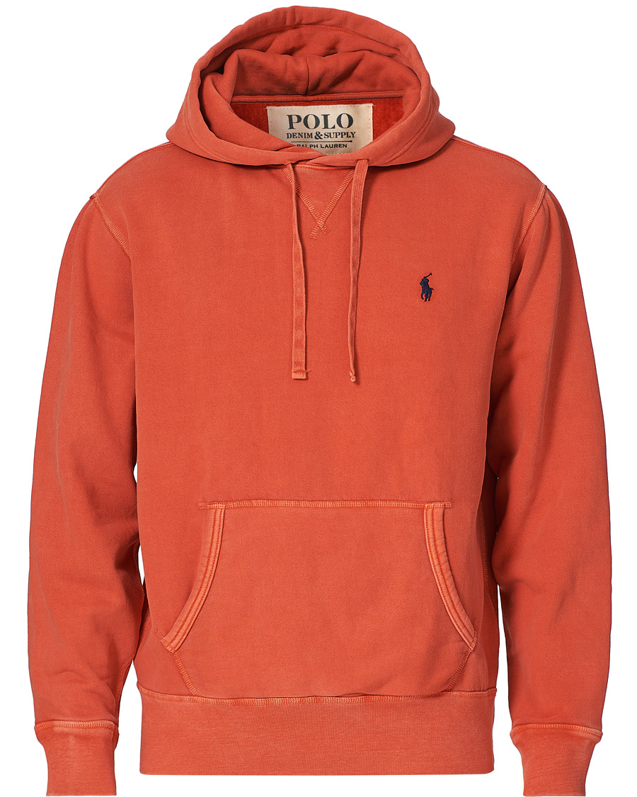 Heren | Truien | Polo Ralph Lauren | Garment Dyed Fleece Hoodie College Orange