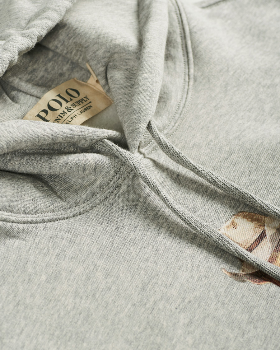 Heren | Truien | Polo Ralph Lauren | Printed Western Bear Fleece Hoodie Andover Heather