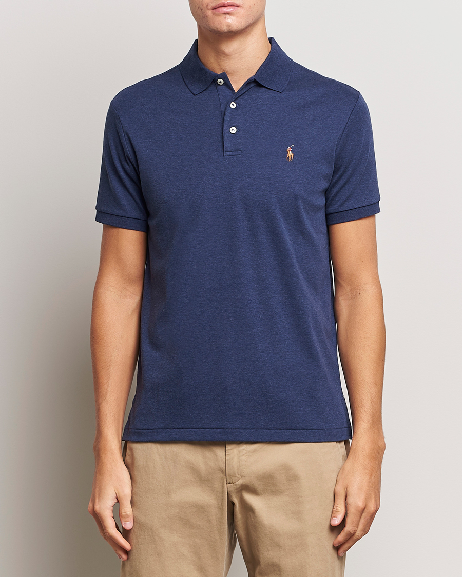 Heren |  | Polo Ralph Lauren | Luxury Pima Cotton Polo Spring Navy Heather