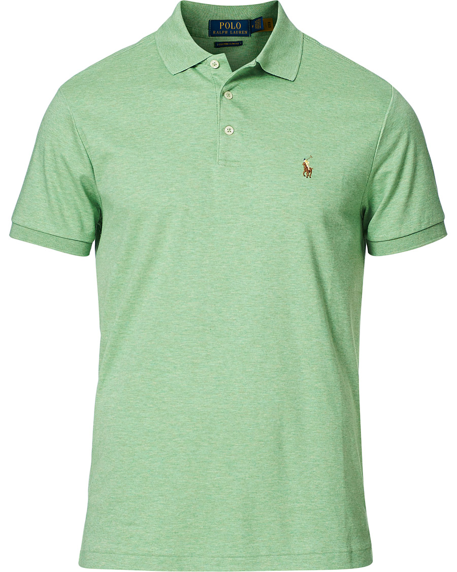 Heren | Polo's | Polo Ralph Lauren | Luxury Pima Cotton Polo Outback Green Heather