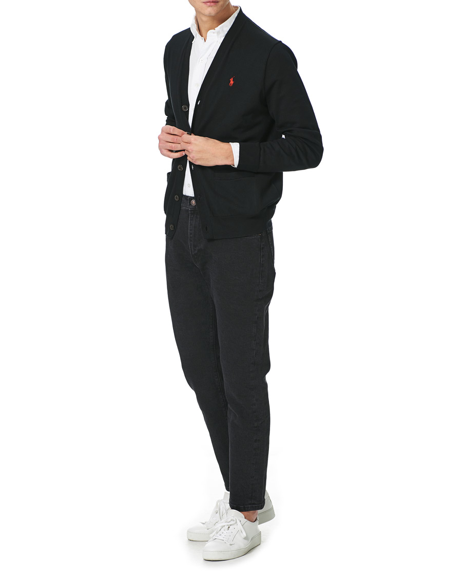 Heren | Truien | Polo Ralph Lauren | Pima Cotton Cardigan Polo Black