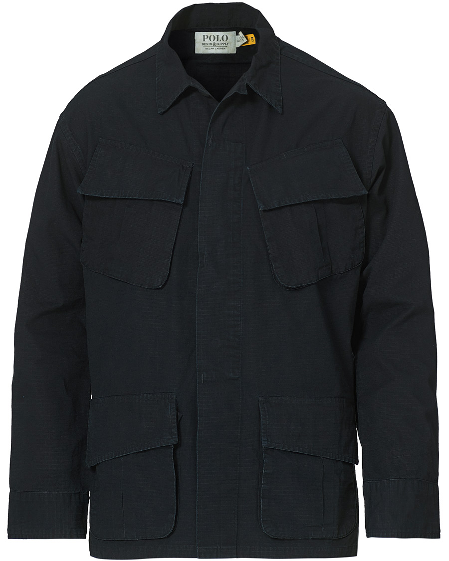Heren | Overhemden | Polo Ralph Lauren | Military Ripstop Overshirt Polo Black