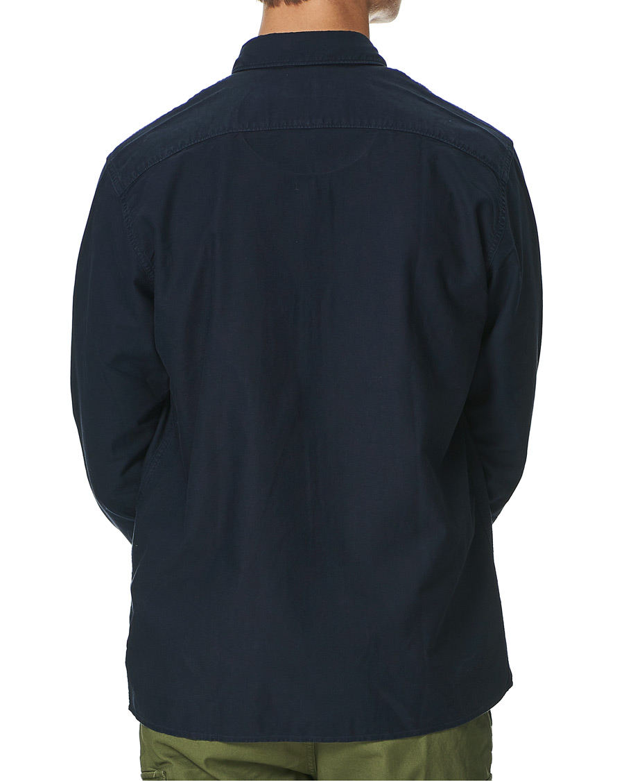 Heren | Overhemden | Polo Ralph Lauren | Garment Dyed Oxford Full-Zip Overshirt RL Navy