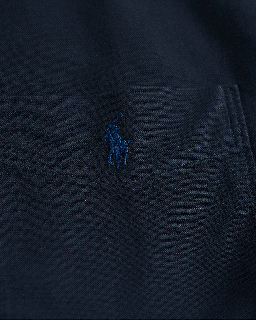 Heren | Overhemden | Polo Ralph Lauren | Garment Dyed Oxford Full-Zip Overshirt RL Navy