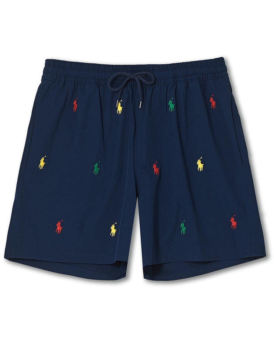 Heren | Zwembroek | Polo Ralph Lauren | Traveller Printer Pony Swim Shorts Newport Navy
