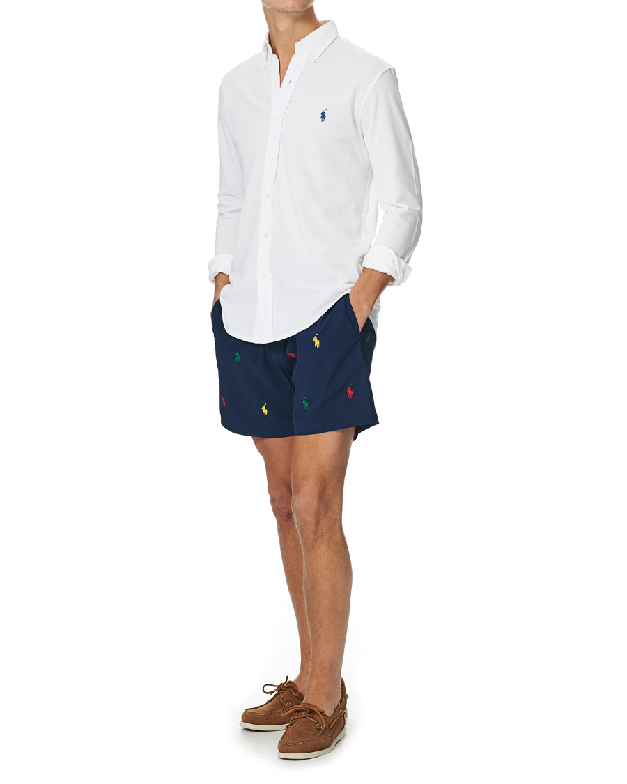 Heren | Zwembroek | Polo Ralph Lauren | Traveller Printer Pony Swim Shorts Newport Navy