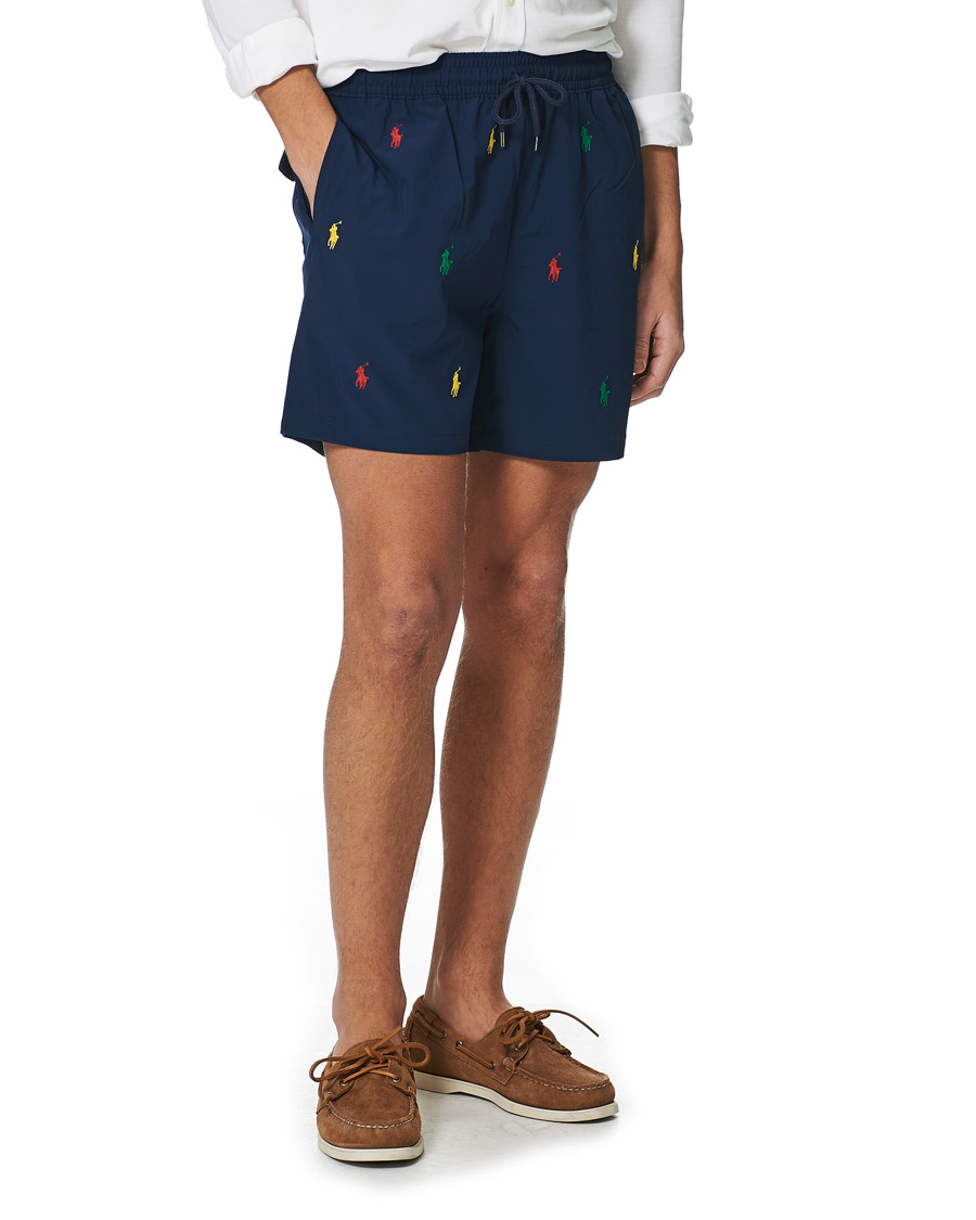 Heren | Zwembroek | Polo Ralph Lauren | Traveller Printer Pony Swim Shorts Newport Navy