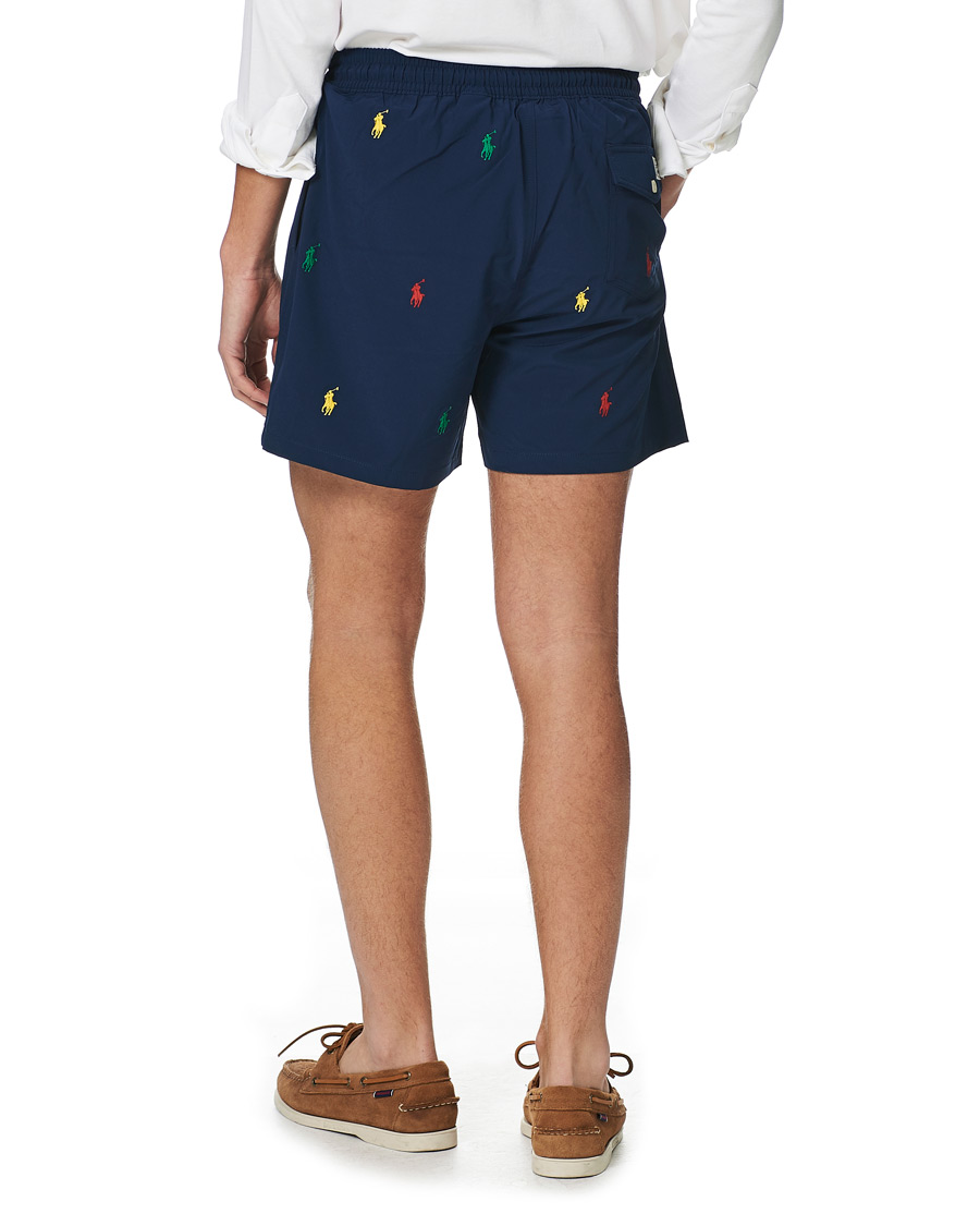 Heren | Zwembroek | Polo Ralph Lauren | Traveller Printer Pony Swim Shorts Newport Navy