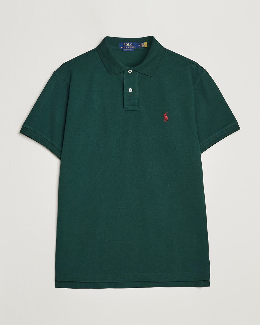Heren | Polo's | Polo Ralph Lauren | Custom Slim Fit Polo College Green