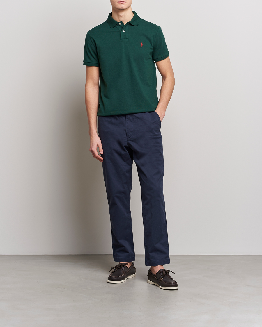 Heren | Polo's | Polo Ralph Lauren | Custom Slim Fit Polo College Green