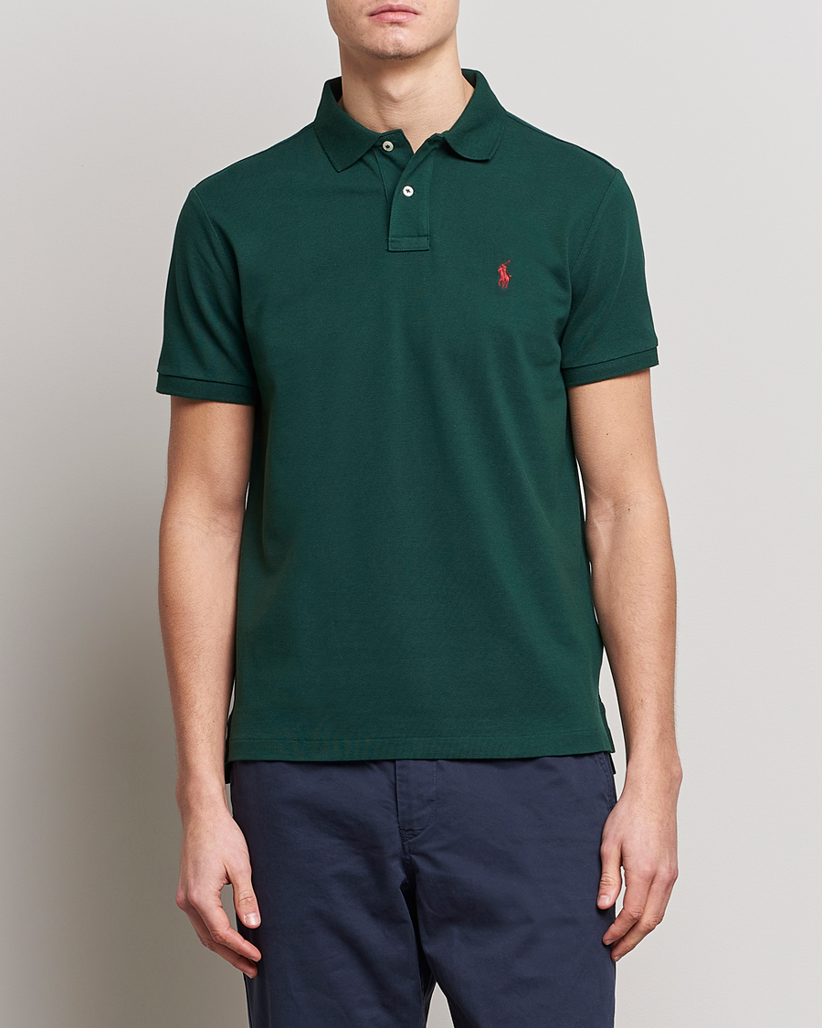 Heren | Polo's | Polo Ralph Lauren | Custom Slim Fit Polo College Green
