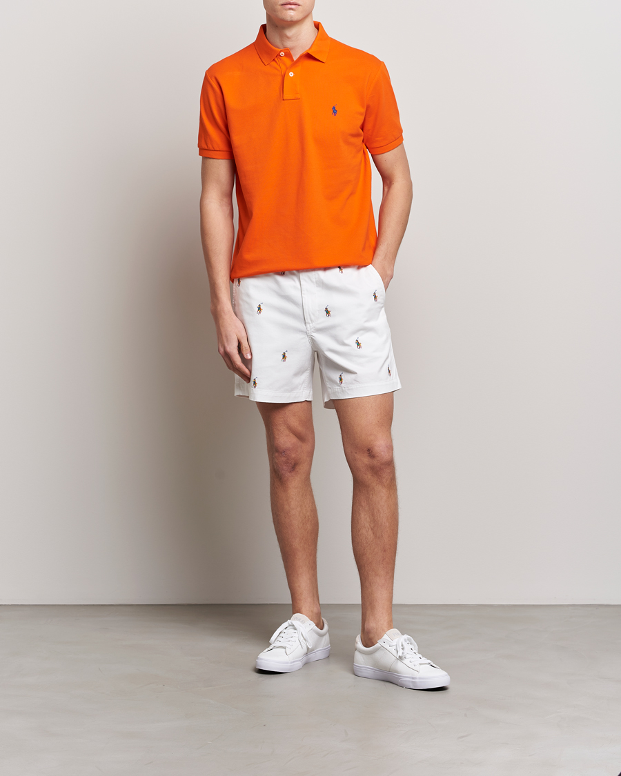 Heren | Polo's | Polo Ralph Lauren | Custom Slim Fit Polo Sailing Orange
