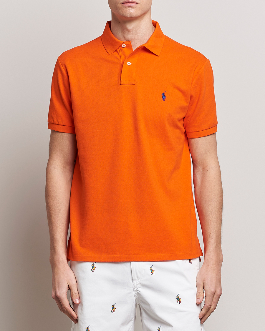 Heren | Polo's | Polo Ralph Lauren | Custom Slim Fit Polo Sailing Orange