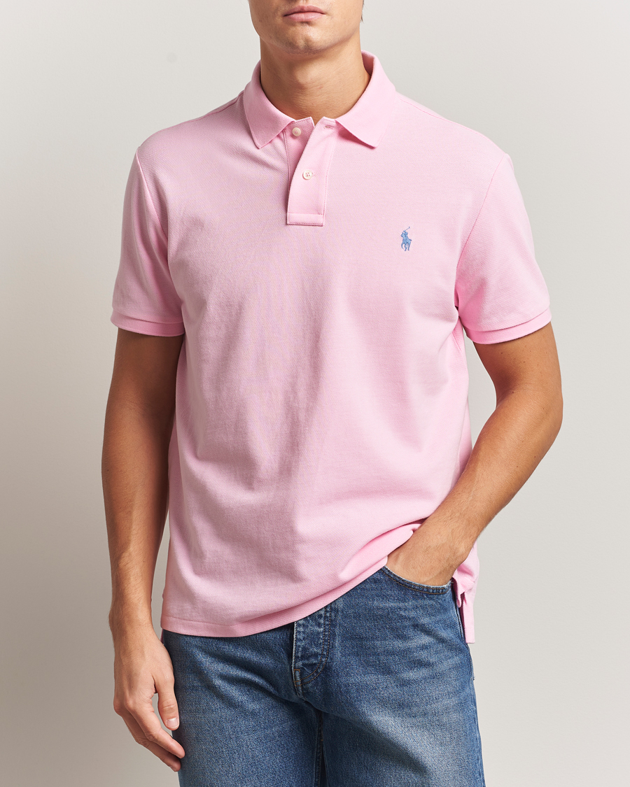 Heren | Polo's | Polo Ralph Lauren | Custom Slim Fit Polo Carmel Pink