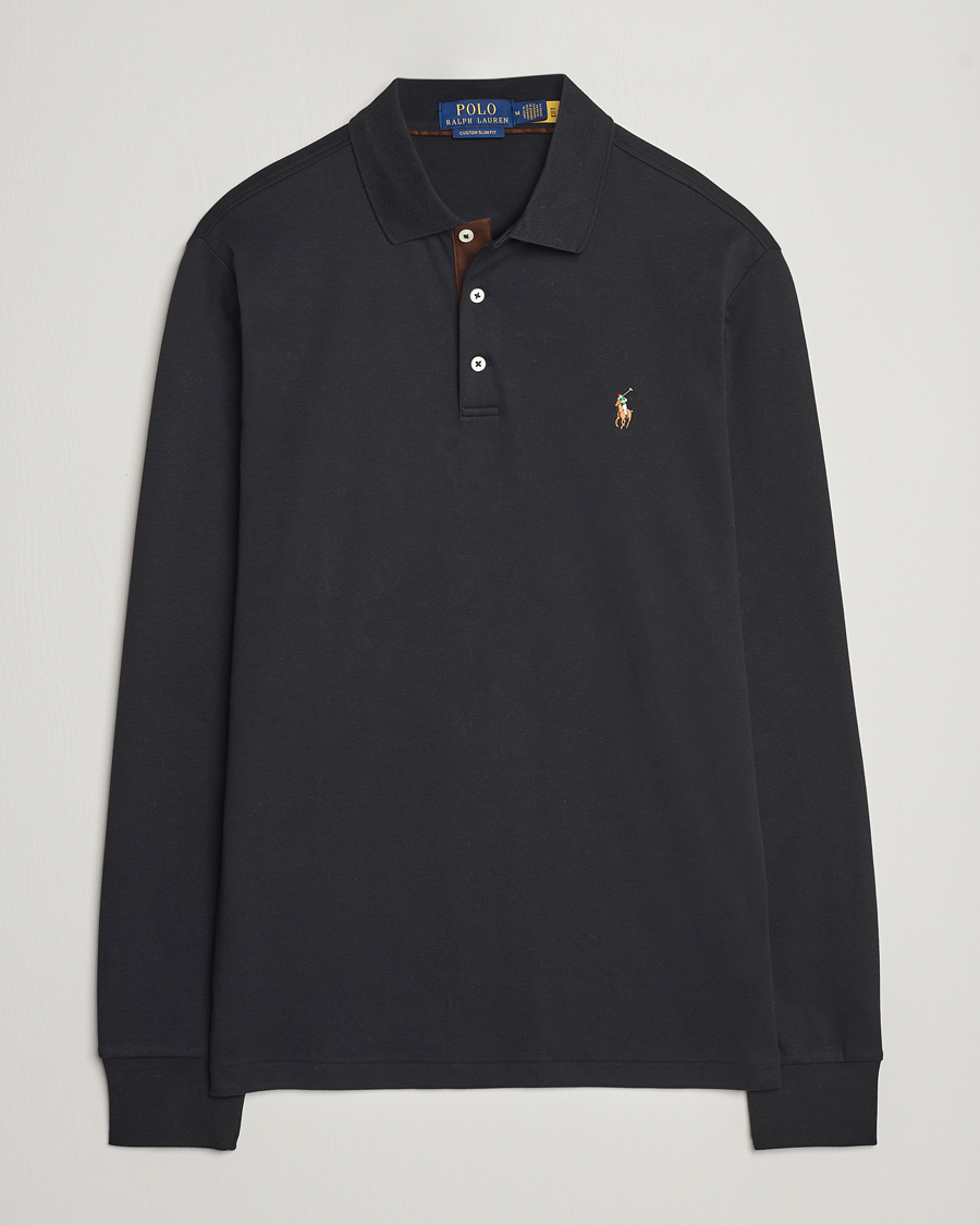 Heren | Truien | Polo Ralph Lauren | Luxury Pima Cotton Long Sleeve Polo Black