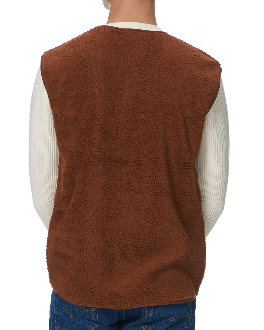 Heren | Truien | Samsøe Samsøe | Samsøe & Samsøe Frederik Recycled Fleece Vest Caramel Cafe