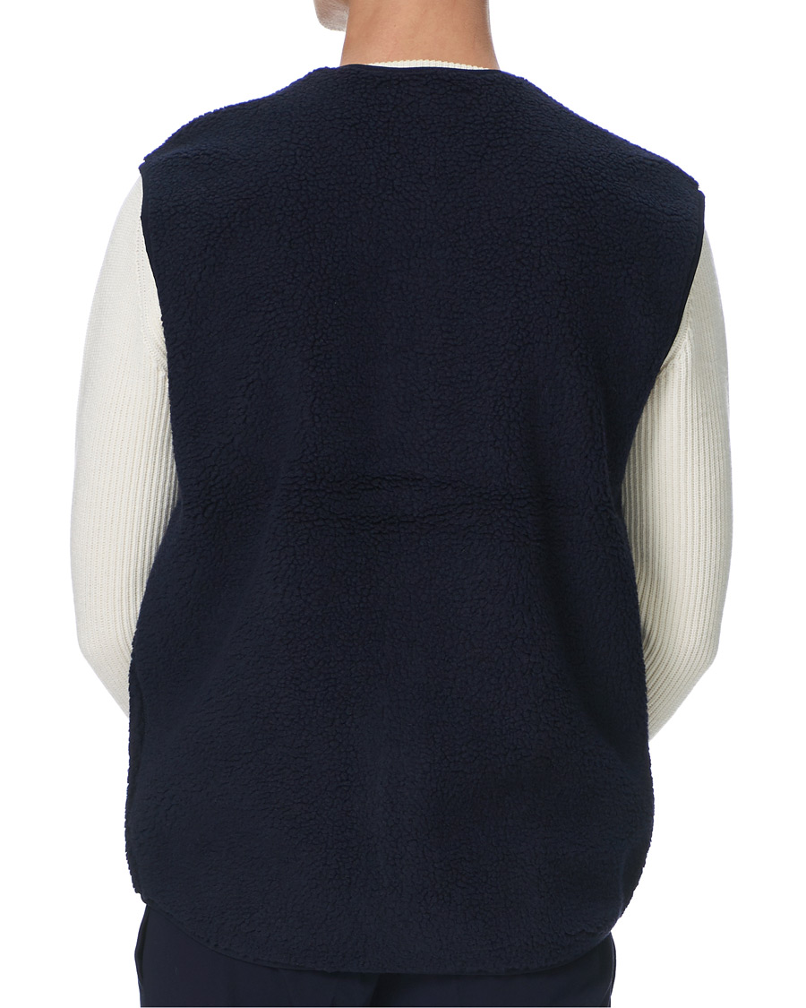 Heren | Truien | Samsøe Samsøe | Samsøe & Samsøe Frederik Recycled Fleece Vest Sky Captain