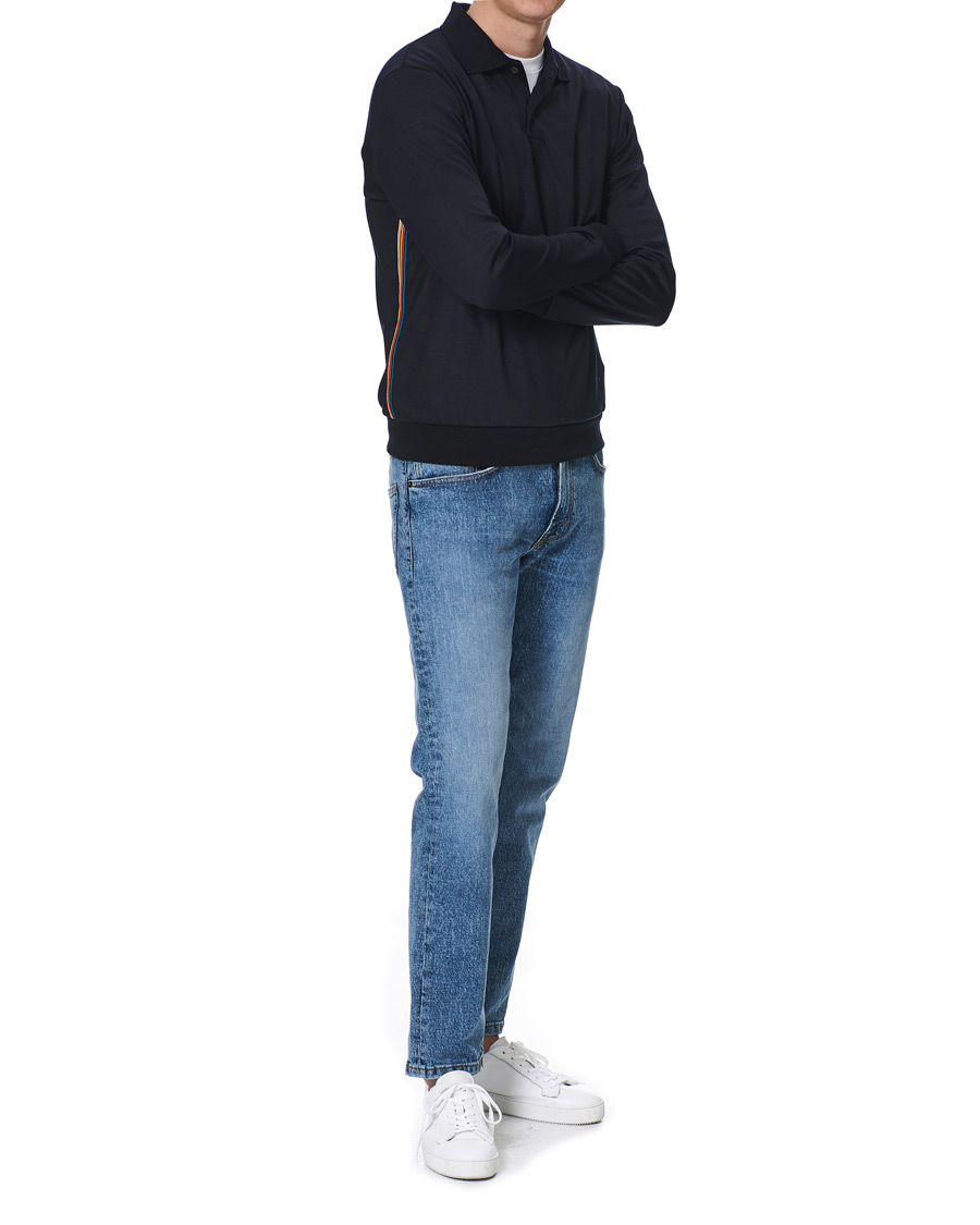 Heren | Truien | Paul Smith | Taped Seam Polo Shirt Blues