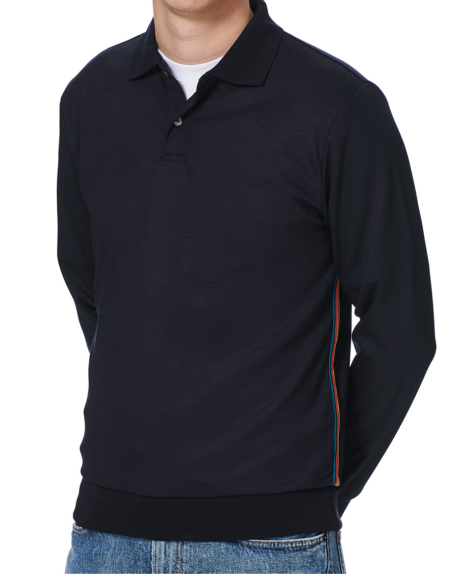 Heren | Truien | Paul Smith | Taped Seam Polo Shirt Blues