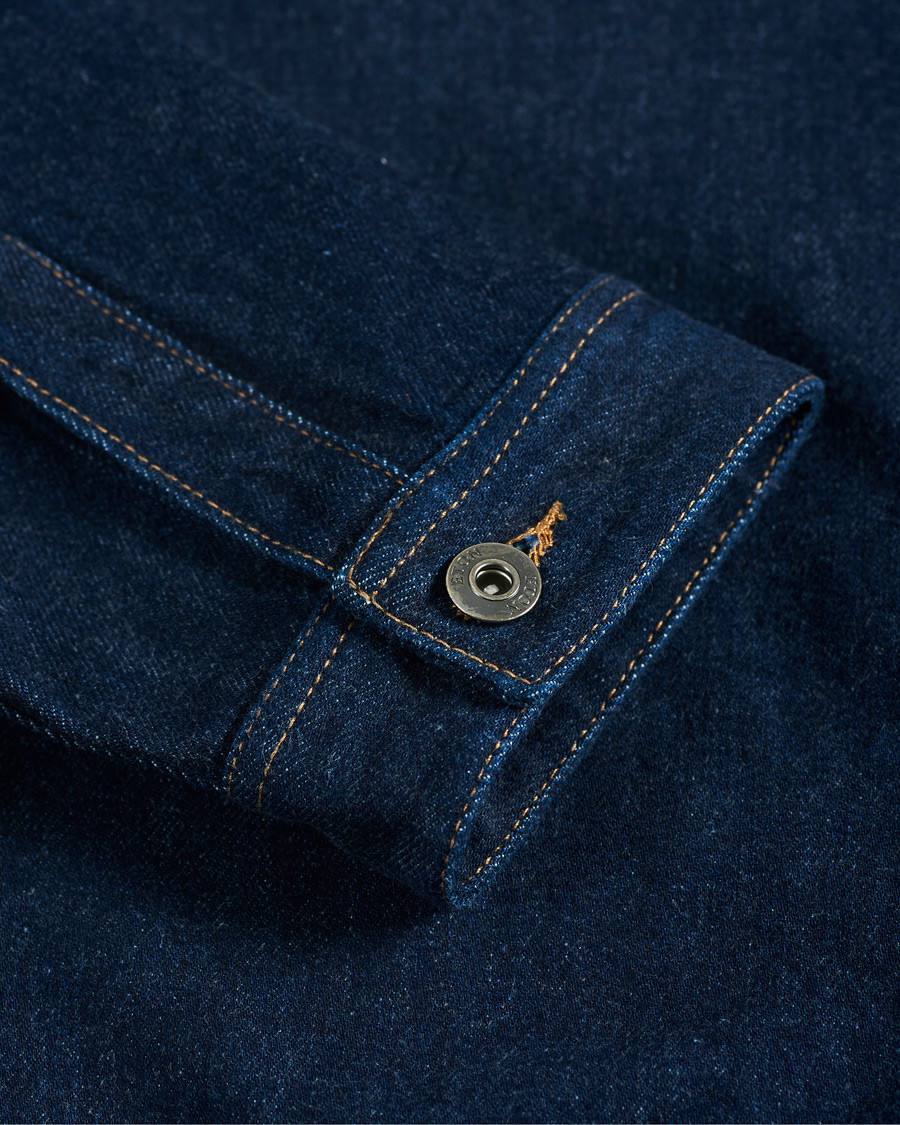 Heren | Overhemden | Eton | Washed Denim Overshirt Denim