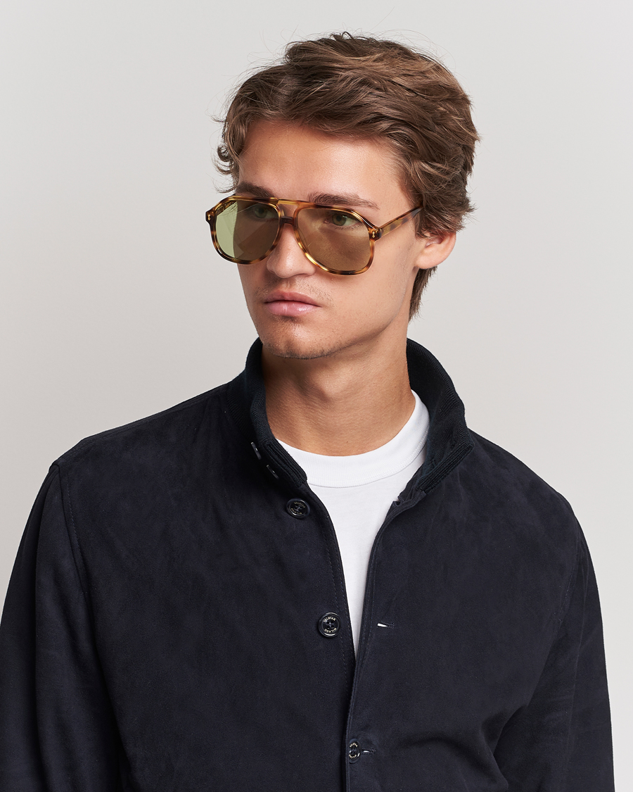 Heren | Gucci GG1042S Sunglasses Havana Green | Gucci | GG1042S Sunglasses Havana Green