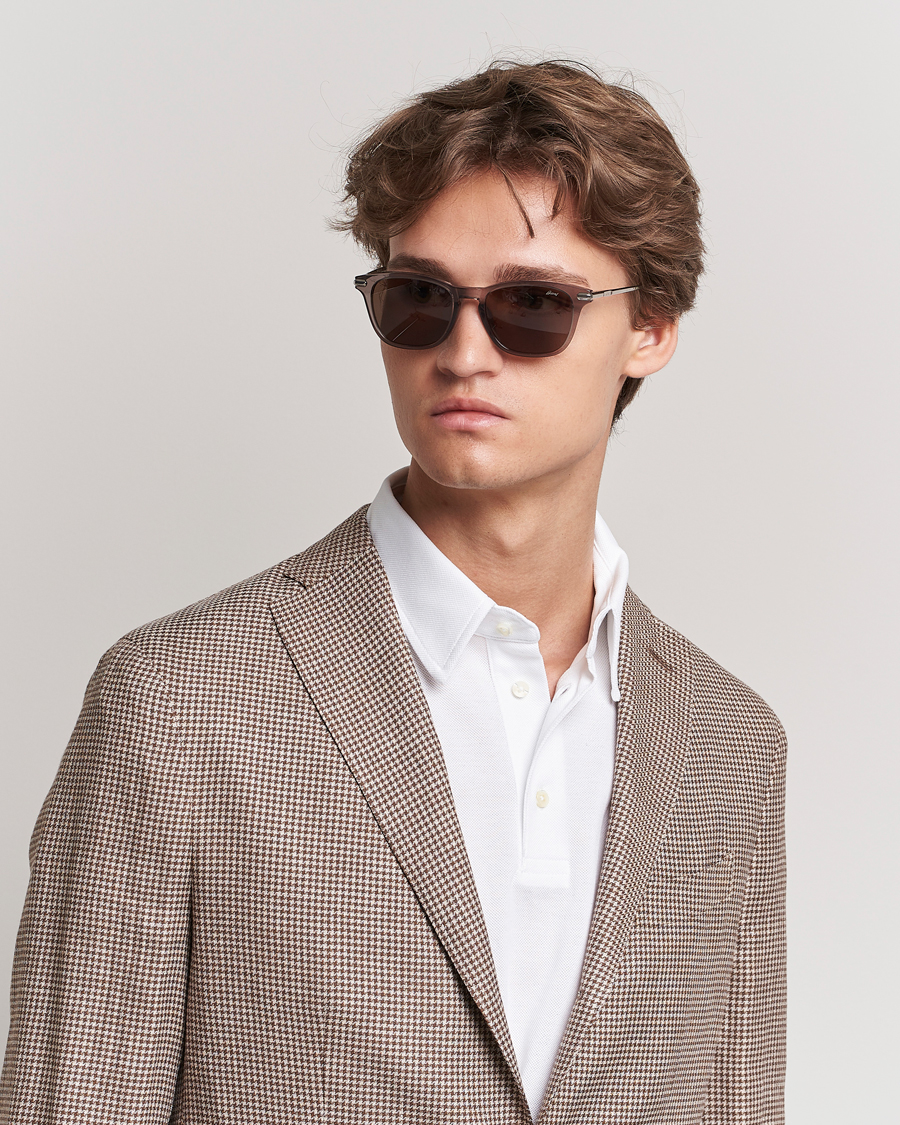 Heren | Zonnebrillen | Brioni | BR0092S Titanium Sunglasses Grey Silver